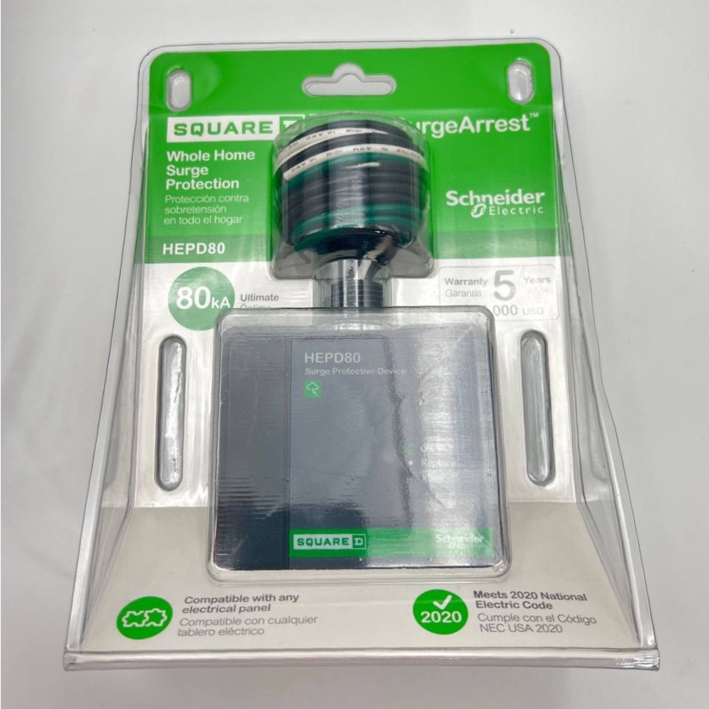Square D by Schneider Electric HEPD80 Home Electronics Protective Device *NEW*